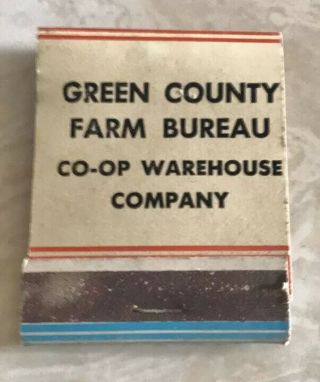 Matchbook Green County Farm Bureau Co - Op Warehouse Company Unstruck