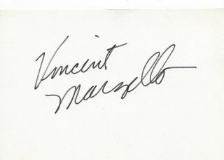 James Bond VINCE MARZELLO (d2020) Spy Who Loved Me,  Never Say Never Again signed 2