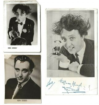 Ken Dodd Comedian And Actor Signed Vintage Photo,  Others