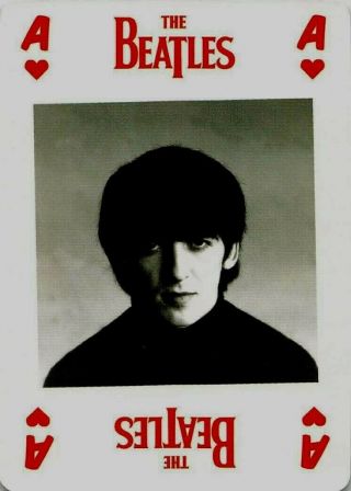 The Beatles George Harrison Single Swap Playing Card - 1 Card