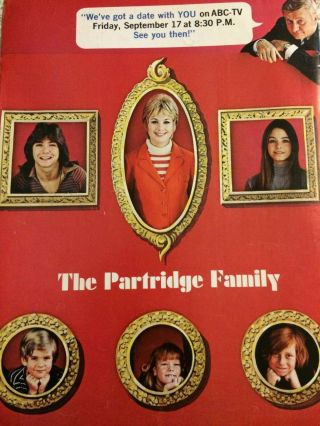 The Partridge Family,  David Cassidy,  Susan Dey,  Full Page Vintage Pinup