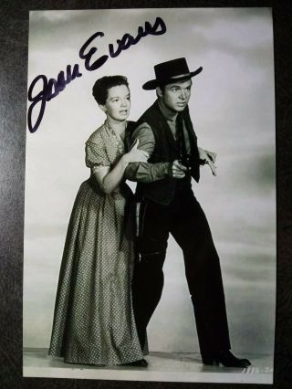 Joan Evans Authentic Hand Signed Autograph 4x6 Photo - Sexy 1950 