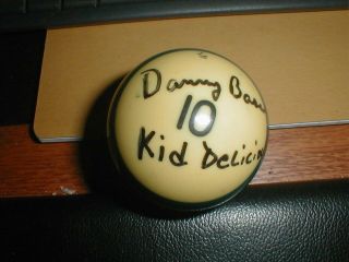 Kid Delicious Autographed Signed Billiard Pool Ball 10 Dan Basavich