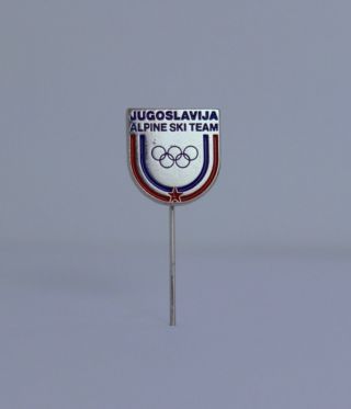 1984 Sarajevo Winter Olympic Games Jugoslavija/yugoslavia Alpine Ski Team Pin