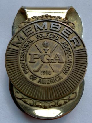 Vintage Money Clip: Member - Pga - Pro Golfers Association Of America
