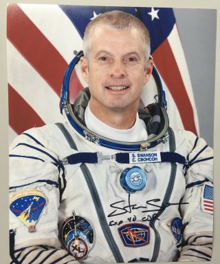 Nasa Astronaut Steven Swanson Signed/autographed 8x10
