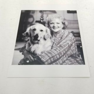Betty White Golden Girls 8 X 10 Photo Autograph Auto Signed : To James