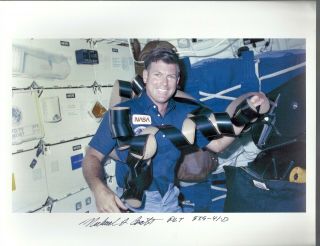 Sts - 41d Astronaut Mike Coats Autograph,  Hand Signed