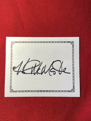 H.  R.  Mcmaster Signed Book Plate - General And Trump National Security Advisor