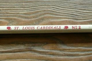 Rare Vintage St.  Louis Cardinals Football Nfl Team No.  2 Pencil Helmet
