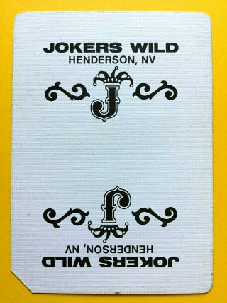 Jokers Wild Casino Henderson Nv Ace Of Spades Swap Playing Card Uspcc Aris A7941