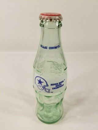 Coca Cola Classic 1993 Dallas Cowboys Bowl Xxviii Champions Collect Bottle