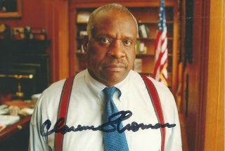 Clarence Thomas Supreme Court Small - Sized Hand Signed Autographed Photo