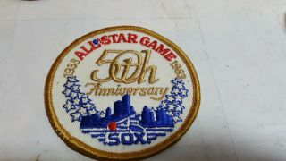 Chicago White Sox 1933 - 1983 50th Anniversary All Star Game Mlb Patch 3.  5 "