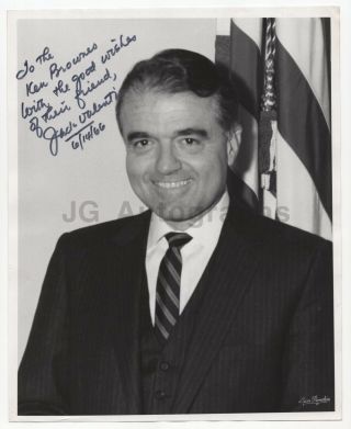 Jack Valenti - Special Assistant To Lyndon B.  Johnson - Signed 8x10 Photograph