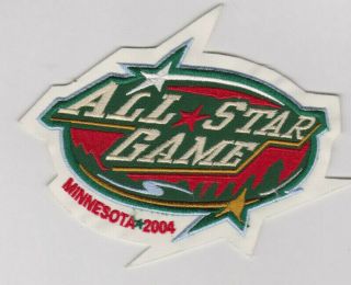 2004 Nhl All Star Game Jersey Patch Minnesota Wild
