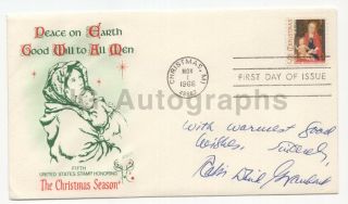 Rabbi David Graubart - Performed Funeral Of Jack Ruby - Signed First Day Cover
