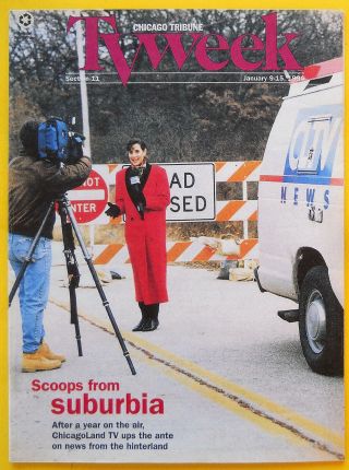 Chicagoland Tv Suburban News Cltv Chicago Tribune Tv Week Guide Jan 9 1994