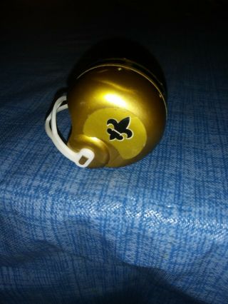1960s Orleans Saints Mini Gumball Football Helmet 19,  Rare Black Stripe
