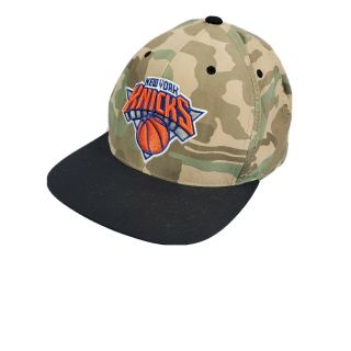 Mitchell Ness York Knicks Camo Fitted Hat Sz 7 5/8