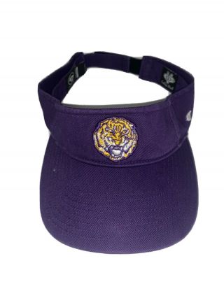 Lsu Tigers 47 Brand Ncaa Sec National Champions Purple Visor Snapback Cap Hat