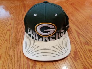 Nfl Greenbay Packers Reebok Fitted Hat Size Small Medium S/m