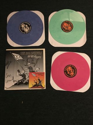 Bollweevils Signed Autographed Lp History Of Part Ii 2 Chicago Punk Color Vinyl