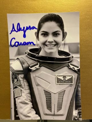Alyssa Blueberry Carson Signed Autograph 4x6 Photo Nasa Space Mars Astronaut