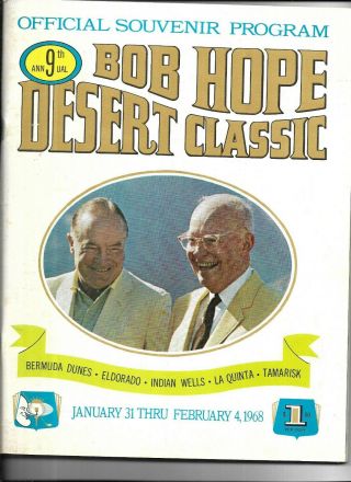 Bob Hope Desert Classic 1968 Offical Souvenir Program