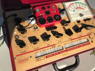 Vintage HICKOK 6000A Micromho Dynamic Mutual Conductance Tube Tester 2