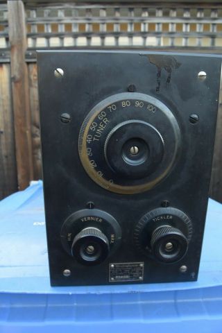 1921 Rca / Westinghouse Da [rc] Regen Radio