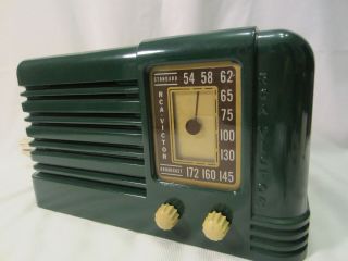 Vintage 1940s Restored Rca Victor Antique Old Bakelite Tube Radio