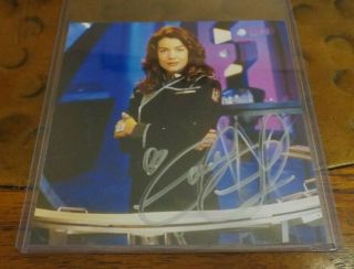 Claudia Christian As Commander Susan Ivanova Babylon 5 Autographed Photo Signed