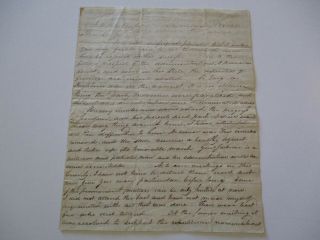 Documents Autographs Antique Judge John M Niles American Judson 1831 Political