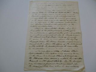 Documents Autographs Antique Judge John M Niles American War Era Letter Signed