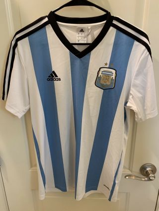 Official Adidas Soccer Argentina National Team Training Shirt Jersey Adult S