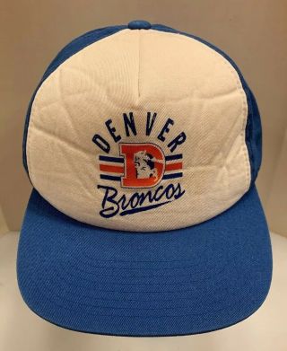 Mitchell & Ness Nfl Denver Broncos Baseball Cap Snapback Hat Vintage Men Osfa