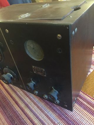 1921 WESTINGHOUSE RC (RA - DA) BATTERY VACUUM TUBE RADIO RECEIVER 3