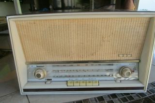 Saba 90 / 11k Tube Radio Germany 1958 - 59 Am / Fm / Sw