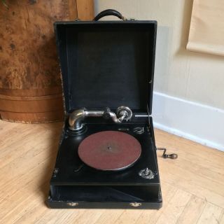 Antique Sonora Portable Phonograph : & Great Sound - See Ship Note