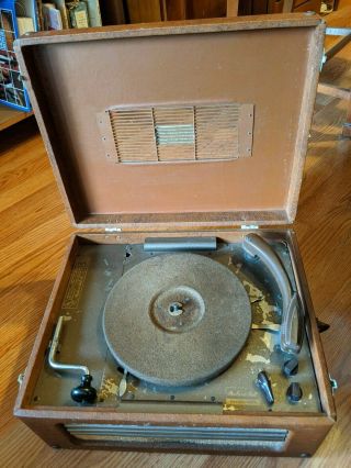 Antique Packard Bell Phonograph 1947 Model U - 24 C - 1461