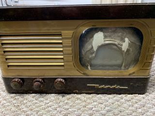 1949 Motorola 7 " Round Screen Television Tv Set Vt 71mb - A Golden View