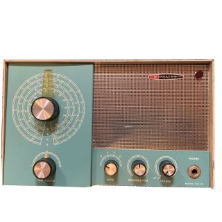 Vintage Heathkit Model Gr 81regenerative Novice Tube Radio & Swl Receiver