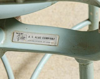 Vintage US Military Dentist Chair Made by A.  S.  Aloe Company,  St.  Louis,  Mo.  Cir 2