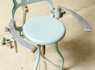 Vintage US Military Dentist Chair Made by A.  S.  Aloe Company,  St.  Louis,  Mo.  Cir 3