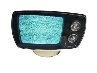 Vintage 70s Philco Ford Solid State Tv Television Space Age Mid Century Modern