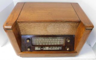 1948 Philco Model 48 - 482 AM/FM/Shortwave Radio w/Push Buttons 2
