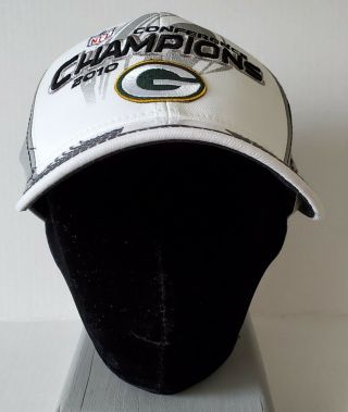 Nfl Green Bay Packers Reebok 2010 Conference Champions Bowl Xlv Cap Hat