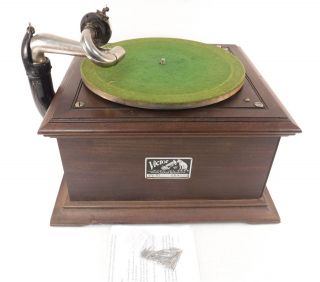 Antique Victor Victrola Vv - Vi Phonograph Record Player Talking Machine Needles