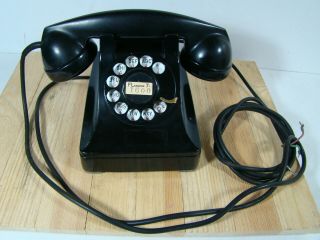 Vintage Bell System Western Electric Co.  Rotary Dial Desk Phone F1 1940 